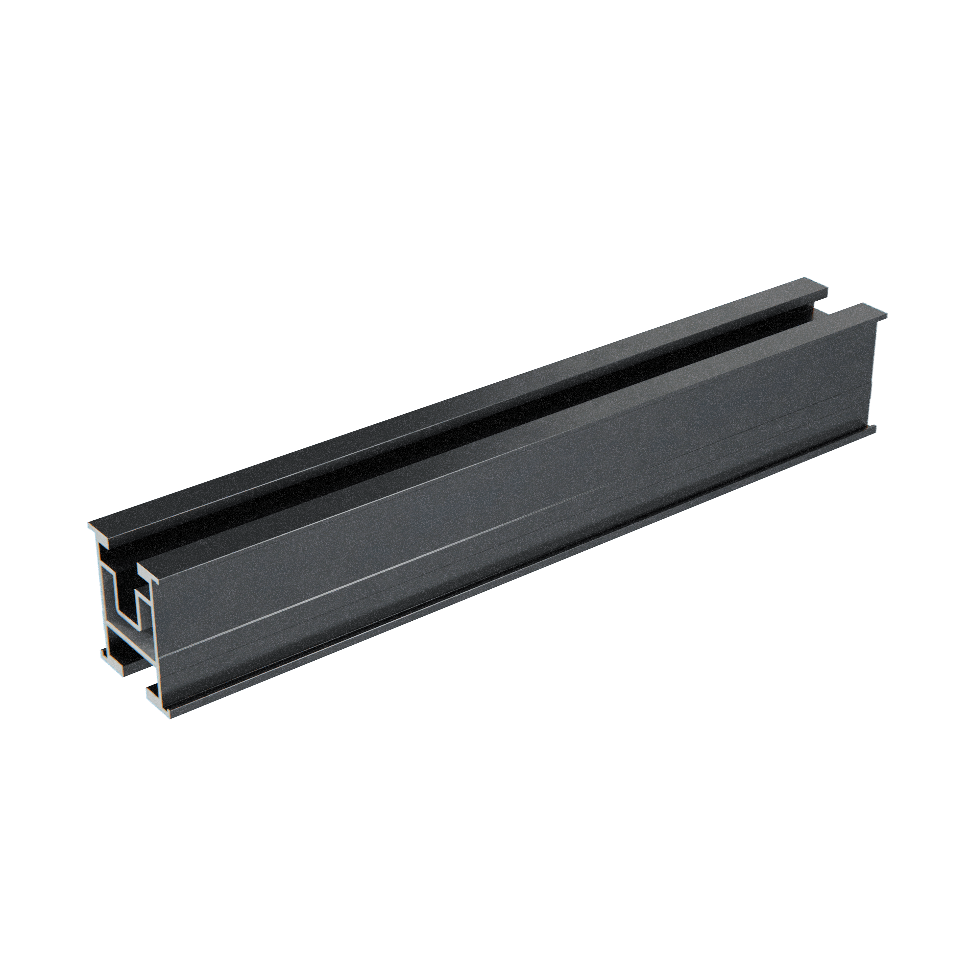 Alumero easyPITCH Carrier profile 37 L=3.600m black 