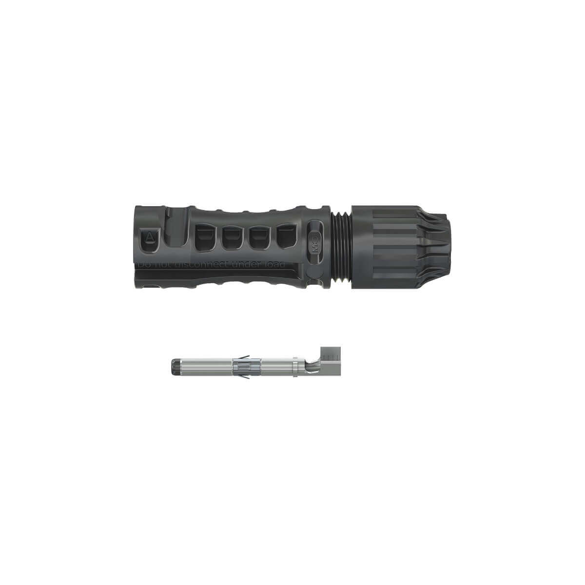 Stäubli MC4-EVO 2A plug, 4–6 mm², DA 6.4–8.4 mm