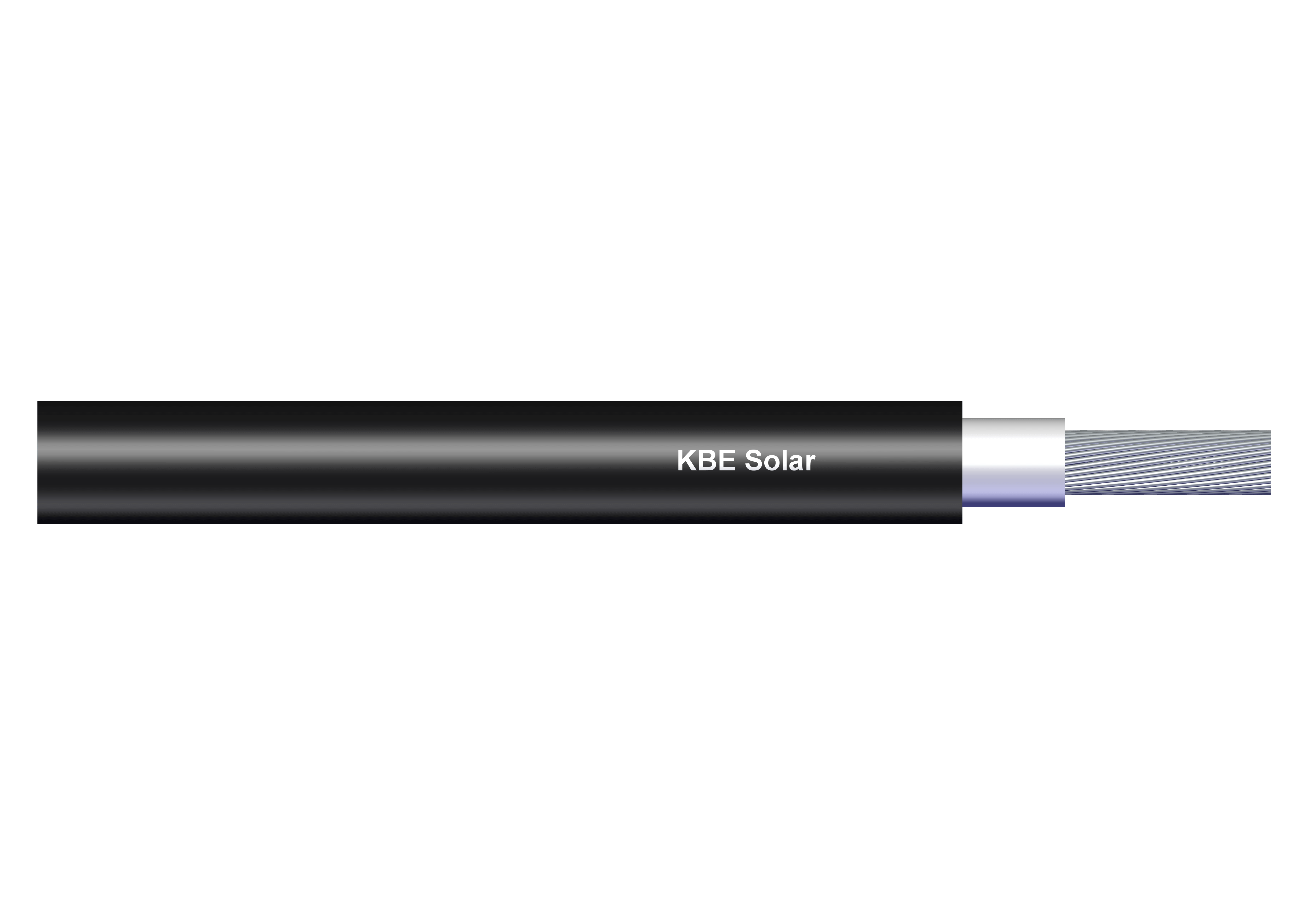 KBE DB+ solar cable, 4 mm², 100 m, black