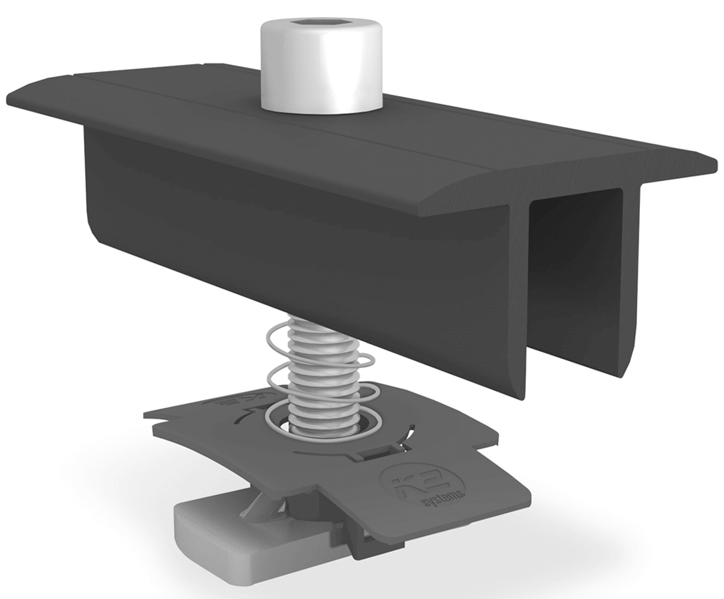 K2 Module centre clamp XS Set 35 mm, black