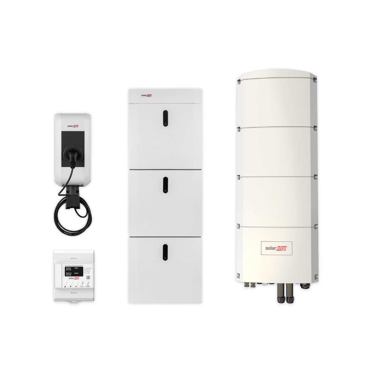 Kombipaket SolarEdge Home mit Ladestation, SE8K-RWB48 und 13,8 kWh
