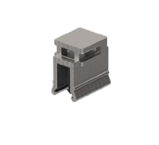 Alumero easyLIGHT Wind deflector plate clip