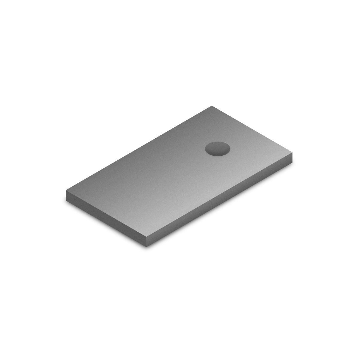 K2 Adapter Platte M12 für Dachanbindung