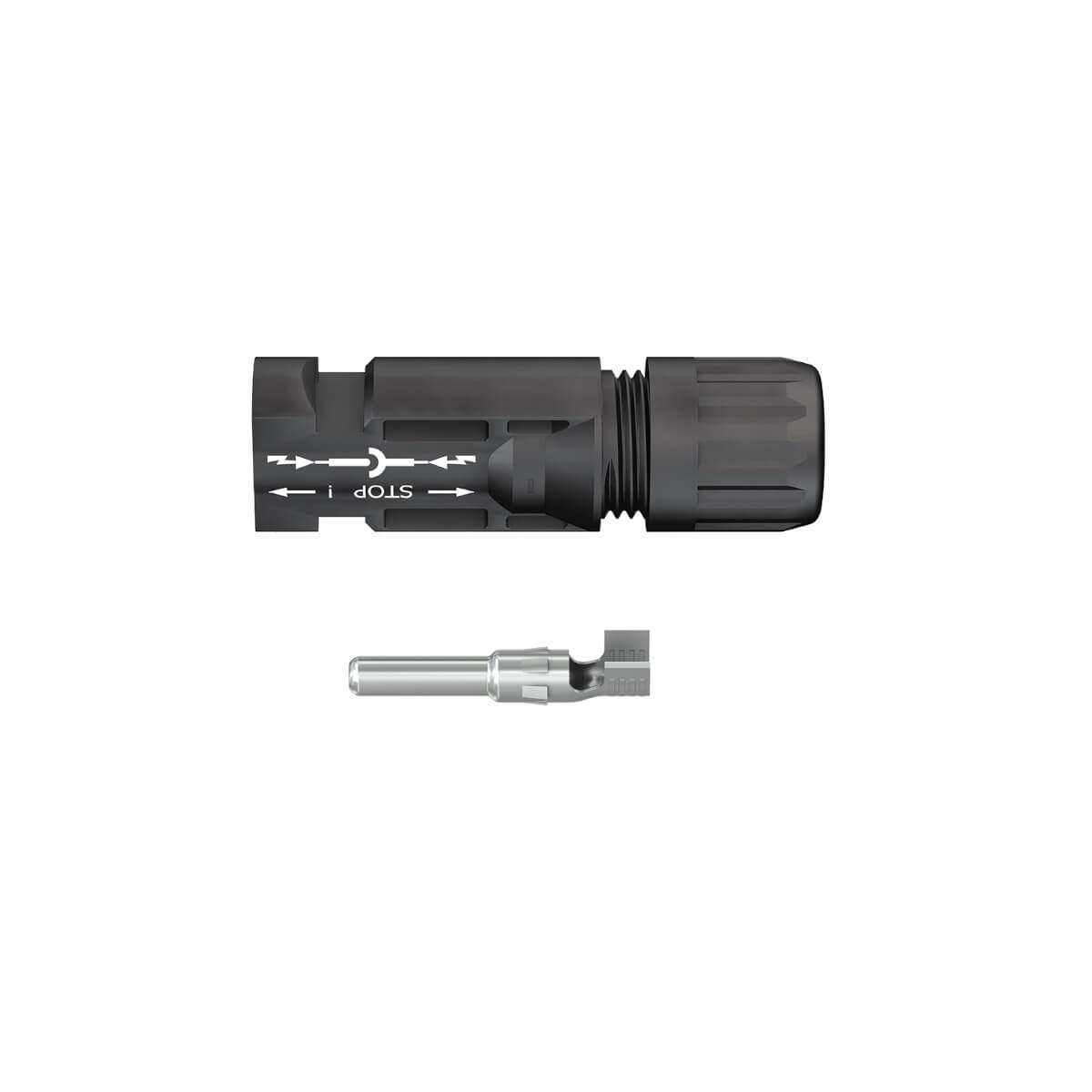 Stäubli MC4 plug, 10 mm² II, 5.9–8.8 mm