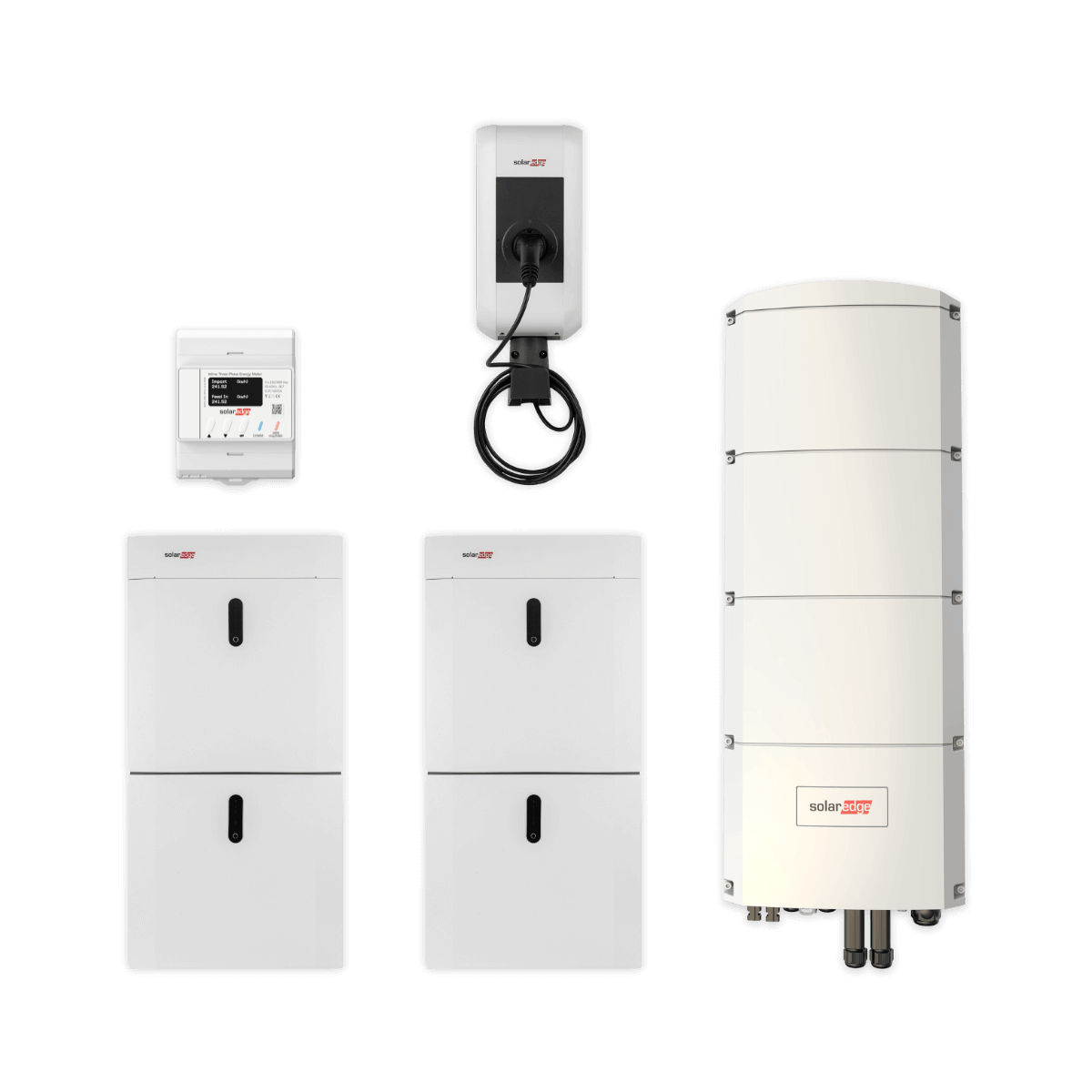 Kombipaket SolarEdge Home mit Ladestation, SE10K-RWB48 und 18,4 kWh