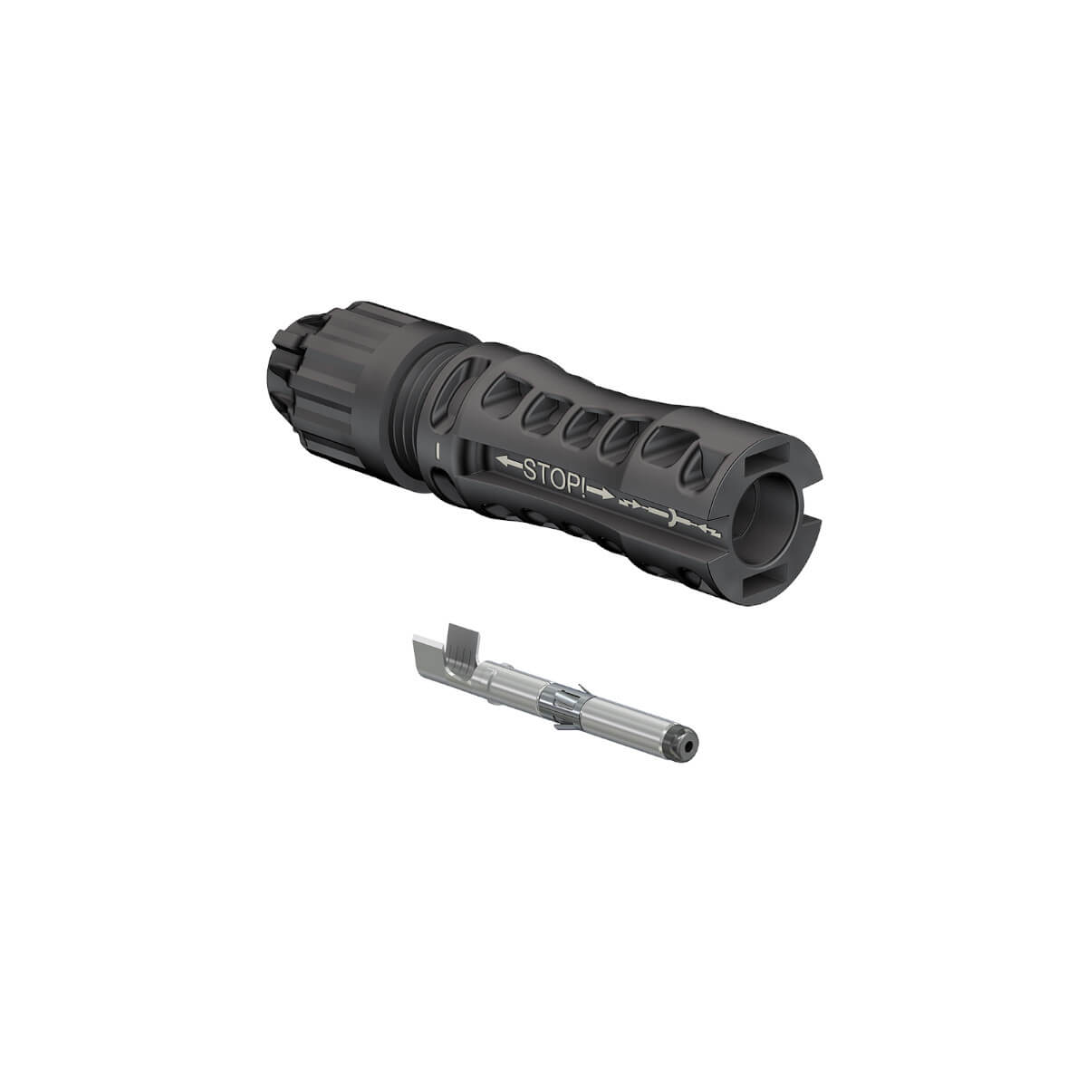 Stäubli MC4-EVO 2 plug 4.0 – 6.0 mm², diameter 4.7 – 6.4 mm 