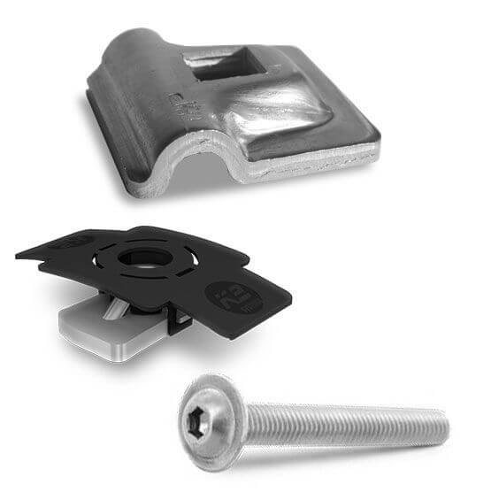 K2 Lightning protection clamp 8mm Set