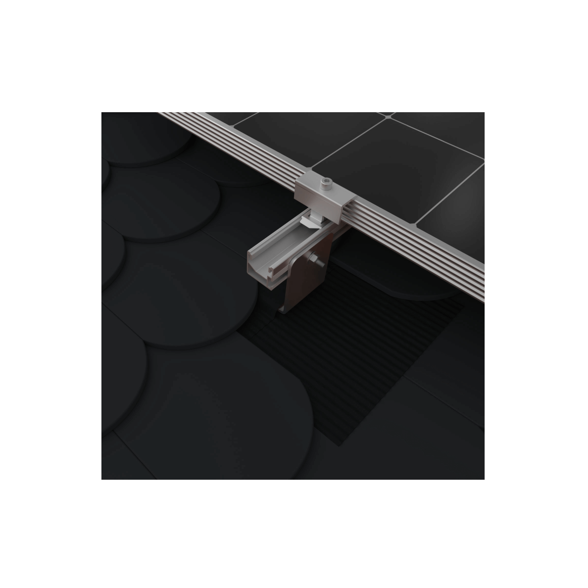 K2 SingleHook FlatTile sheet metal – anthracite