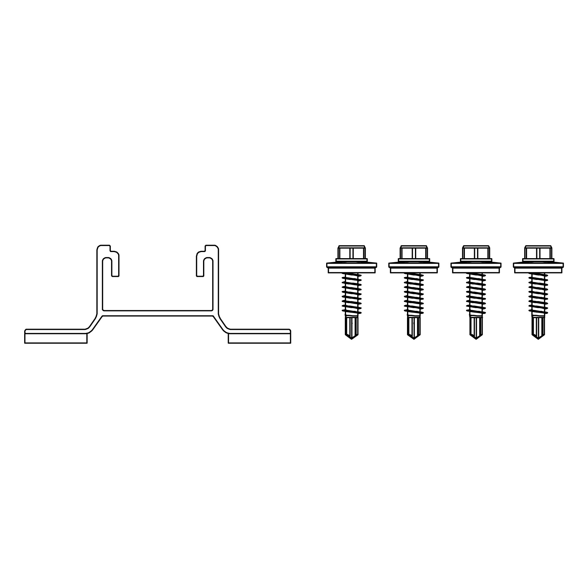 K2 MiniRail MK2 Set (rail incl. screws)