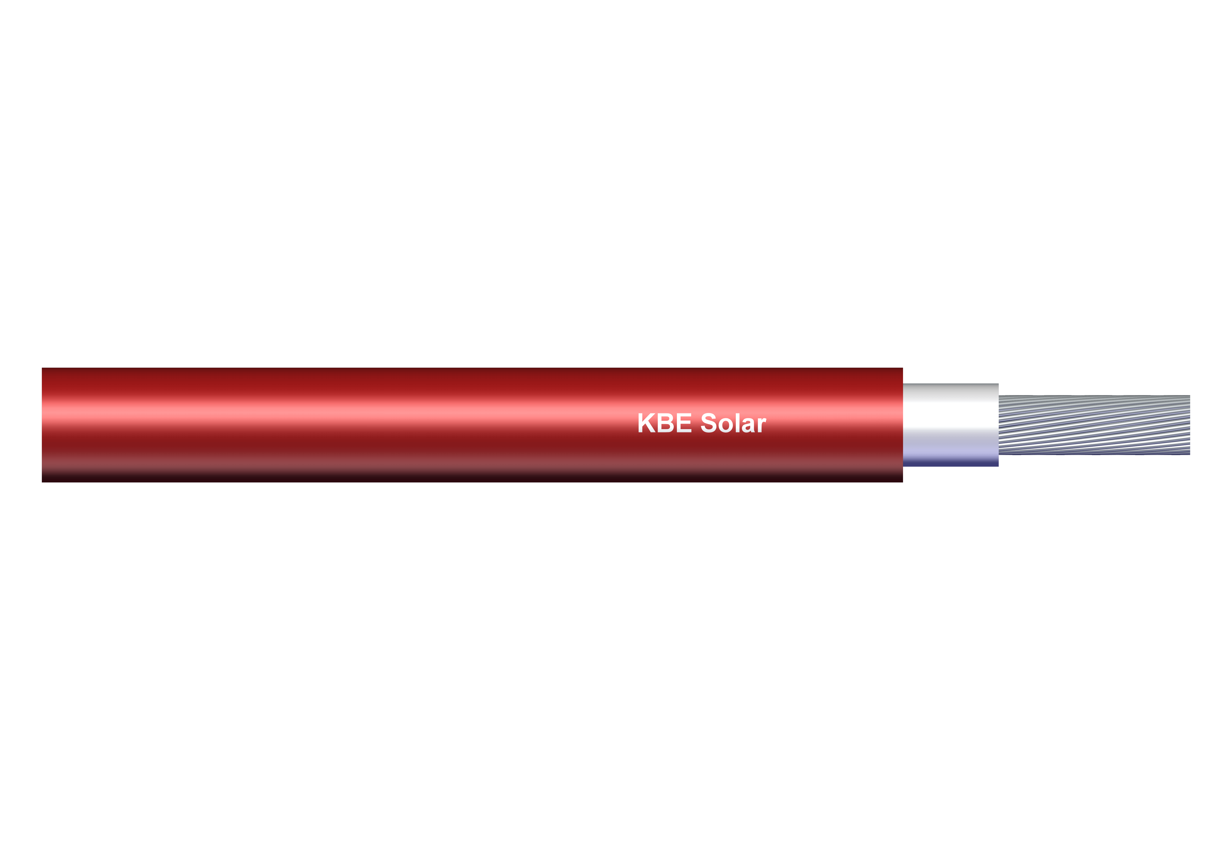 KBE DB+ solar cable, 10 mm², 500 m, red