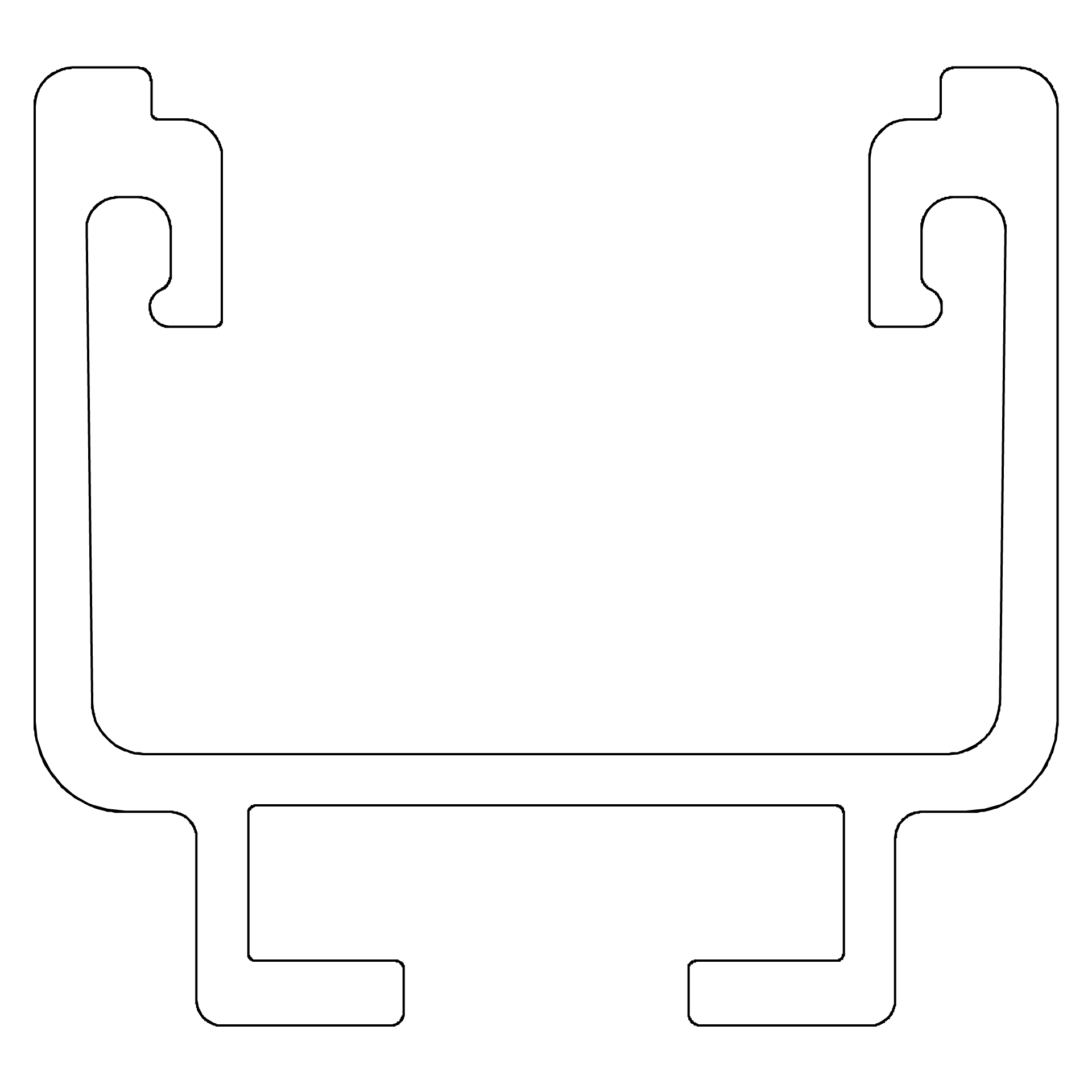 K2 mounting rail SolidRail light with 4.80 m