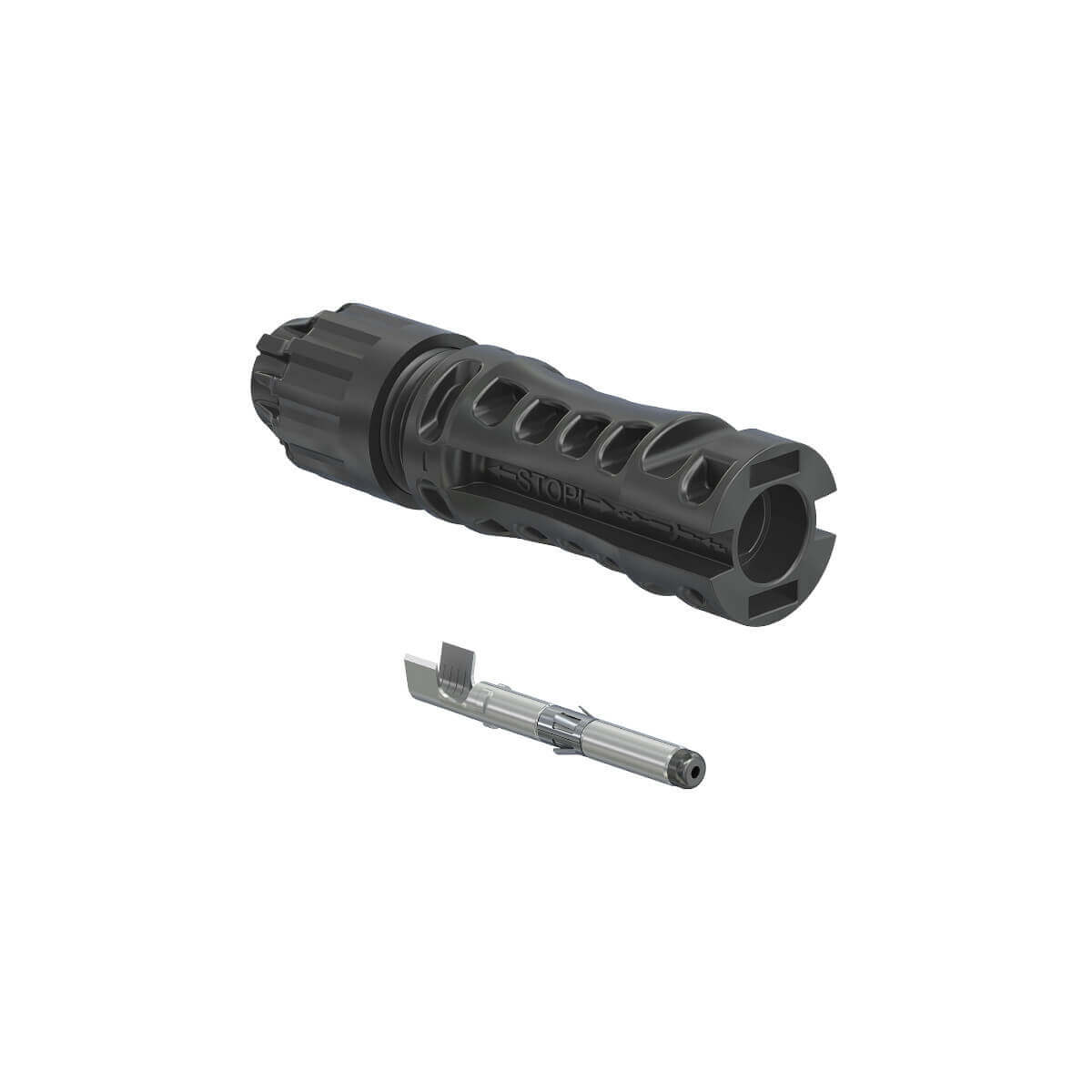 Stäubli MC4-EVO 2A plug, 4–6 mm², DA 6.4–8.4 mm